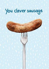 Clever Sausage Congratulations Cards