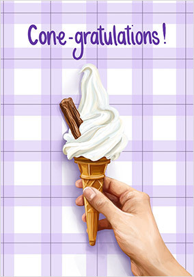 Cone-gratulations Congratulations Card
