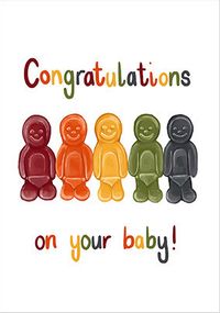 Tap to view Congratulations Jelly Baby Birthday Card