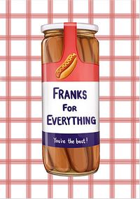 Tap to view Franks for Everything Thank You Card