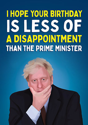 Less of a Disappointment Birthday Card