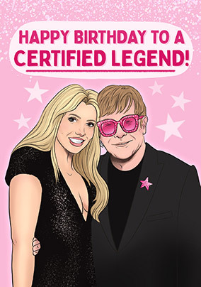 Certified Legend Birthday Card