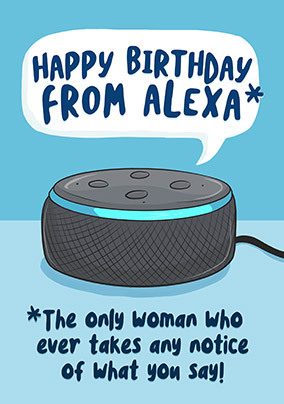 From Alexa Funny Birthday Card