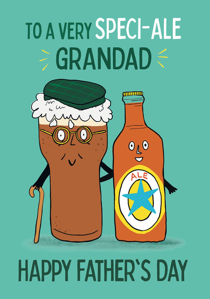 Spec-ale Grandad Father's Day Card
