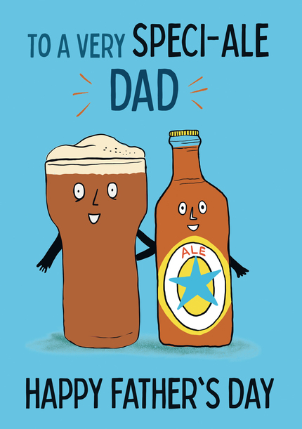 Spec-ale Dad Father's Day Card