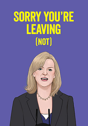 Sorry You're Leaving (Not) New Job Card