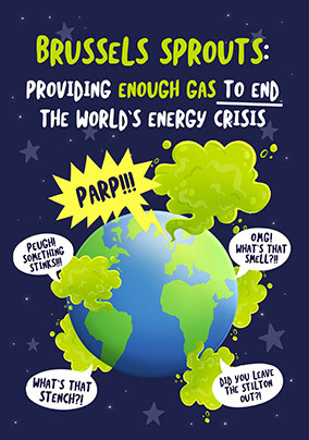 Energy Crisis Christmas Card