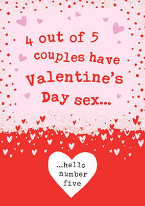 4 Out Of 5 Secret Message Valentine's Card DONT ACTIVATE