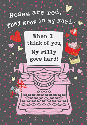 Roses are Red Secret Message Valentine's Card - DONT ACTIVATE