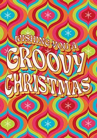 Groovy Christmas Card