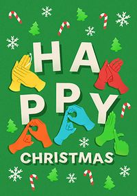 Tap to view Happy Christmas Sign Language Card