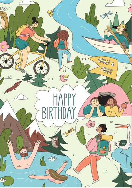 Adventure Birthday Card