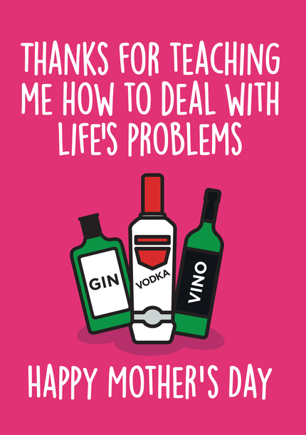 Life's Problems Mother's Day Card