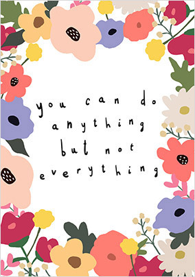 You Can Do Anything Card