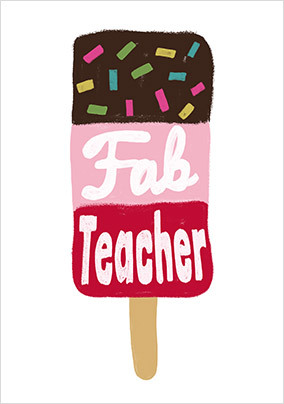 Fab Teacher Card