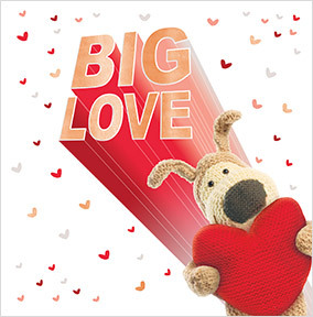 Big Love Boofle  Giant Valentine's Card