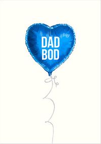 Dad Bod Balloon Valentine's Day Card