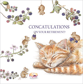 Con-catulations Retirement Card