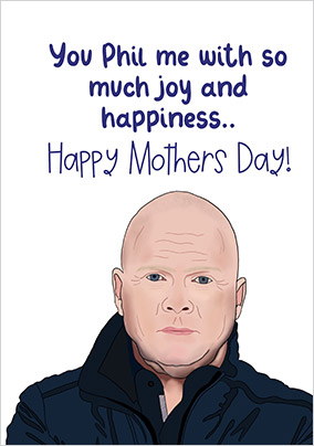 Phil Me with So Much Joy Mother's Day Card