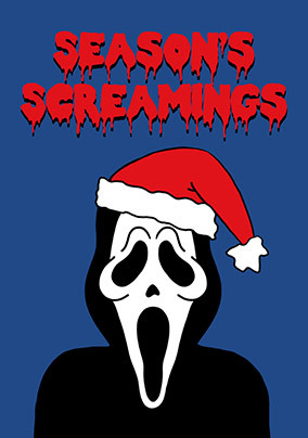 Season's Screamings Christmas Card