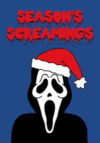 Tap to view Season's Screamings Christmas Card