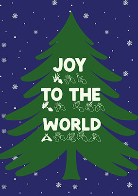 Joy to the World Christmas Card