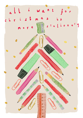 More Stationery Christmas Card