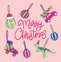 Tap to view Quirky Christmas Decorations Christmas Card
