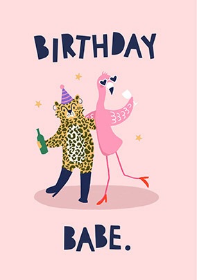 Birthday Babe Birthday Card