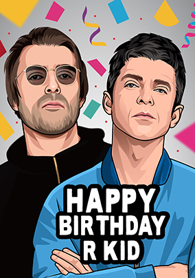 Happy Birthday R Kid Oasis Card
