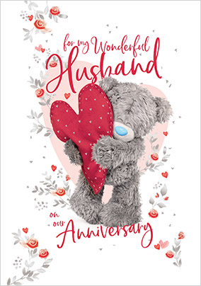 Me To You Wonderful Husband Anniversary Card