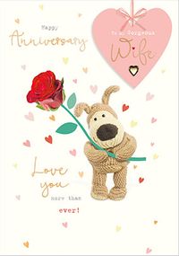 Tap to view Boofle Wife Anniversary Card