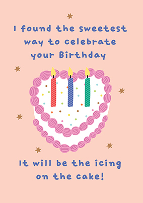 Icing on the Cake Birthday Card