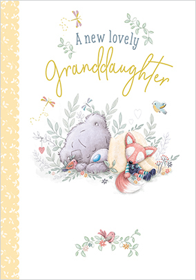 Me To You Granddaughter New Baby Card