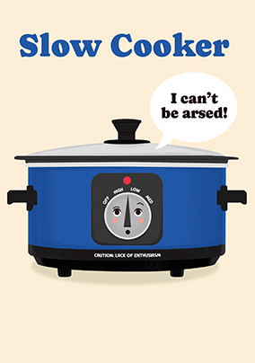 Slow Cooker Birthday Card