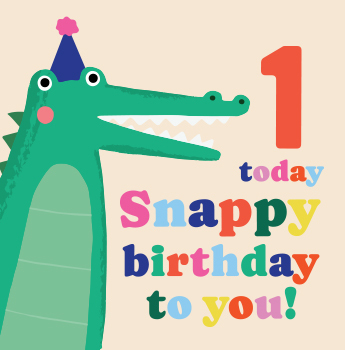 Snappy 1st Birthday Card