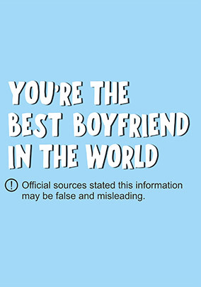 Best Boyfriend Birthday Card