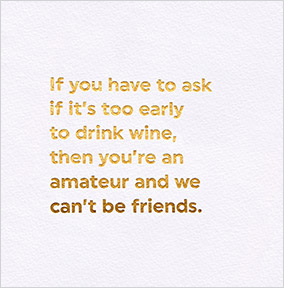 You're An Amateur Birthday Card