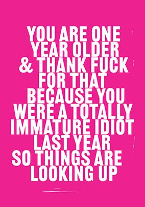 Photo of Things are looking up Birthday Card