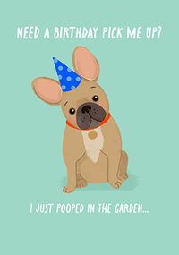Tap to view French Bulldog Birthday Pick Me Up Card