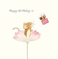 Tap to view Watercolour Mouse Birthday Card