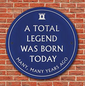 Photo of A Total Legend Was Born Today Birthday Card