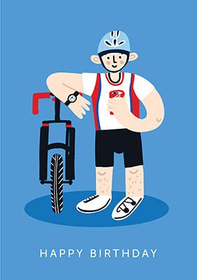 Photo of Bicycle Birthday Card