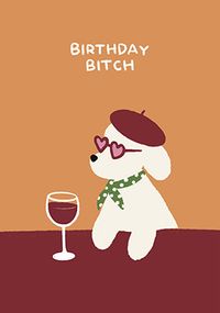 Tap to view Birthday Bit*h Poodle Card
