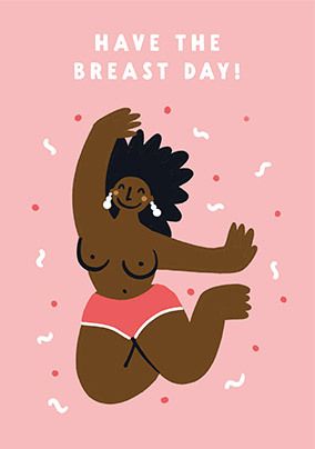 Photo of Have The Breast Day Birthday Card