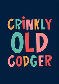 Tap to view Crinkly Old Codger Birthday Card