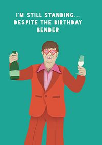 Tap to view I'm Still Standing Elton John Birthday Card