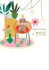 Tap to view Happy Puppy Just For You Birthday Card