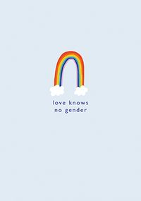 Tap to view Love Knows No Gender Pride Card