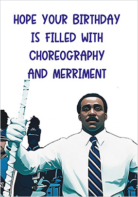 Choreography and Merriment Severance Spoof Birthday Card